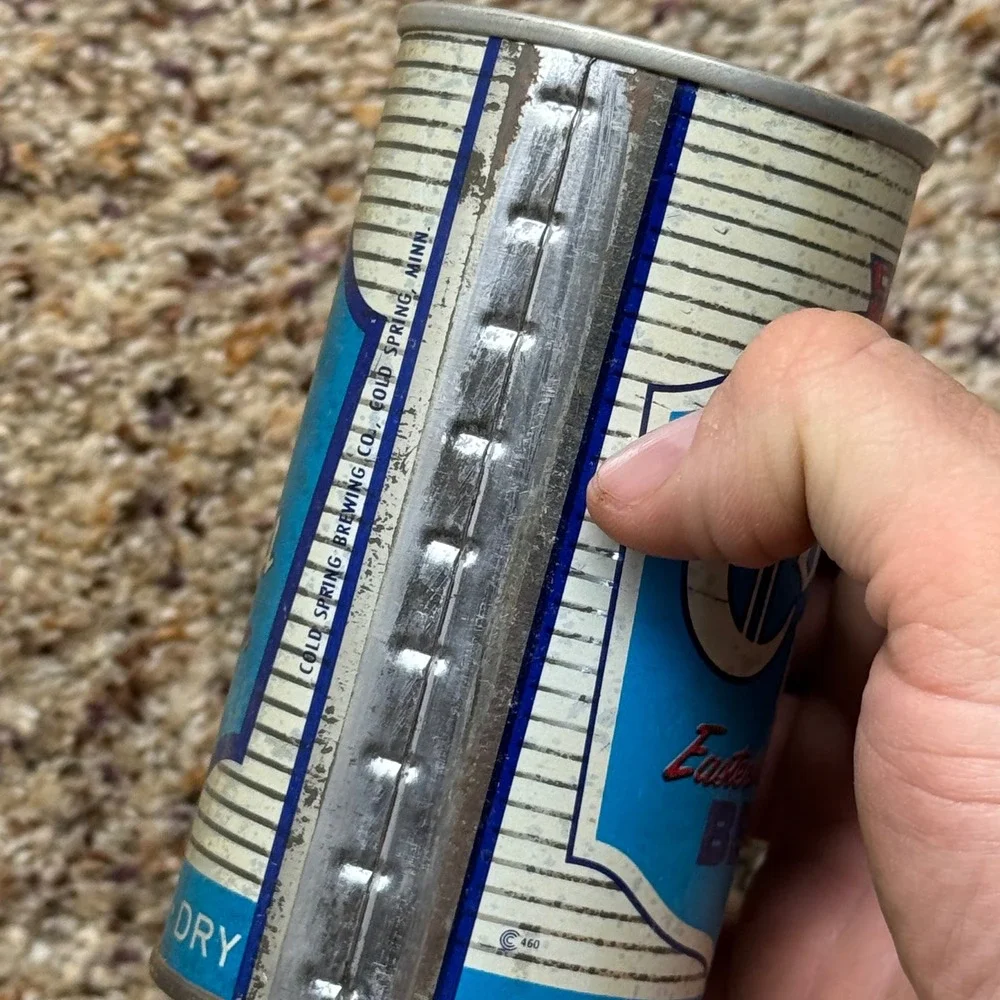 Vintage Cold Brau Eastern Premium Beer Can Cold Spring Brewing Co Pull Tab Empty